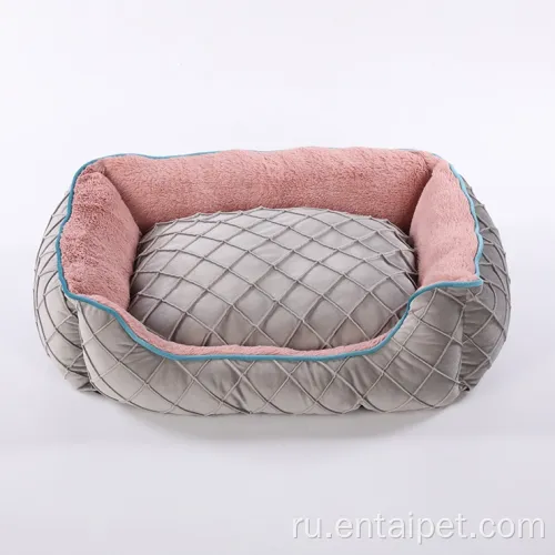 Blue развернутая домашняя кровать Custom Felt Dog Product